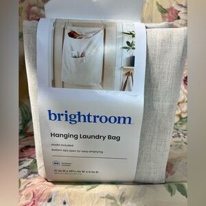 Brighton Cream Hanging Laundry Bag